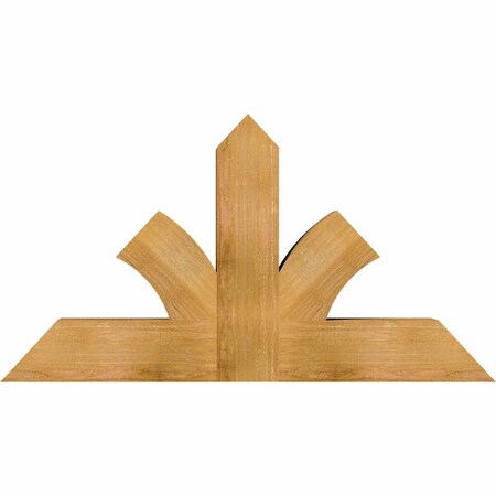 Ekena Millwork Richland Rough Sawn Timber Gable Bracket, Western Red Cedar, 48"W x 26"H x 6"D x 6"F, 13/12 Pitch GBW048X26X0606RIC00RWR